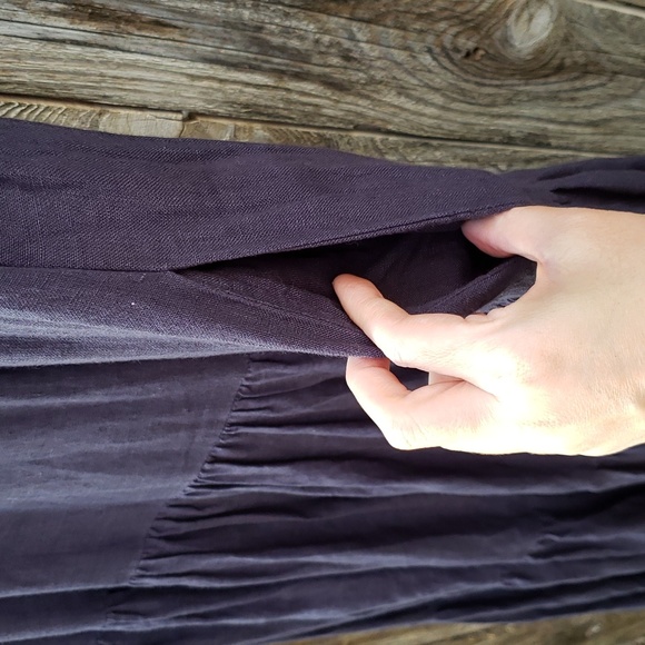 Tribe Alive (now Laude the Label) Tiered Maxi Dress in India Blue, size Large - Picture 7 of 8